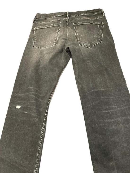 DKNY Men's Varick Skinny Fit Distressed Black Jeans Size 32x30 - Picture 5 of 9